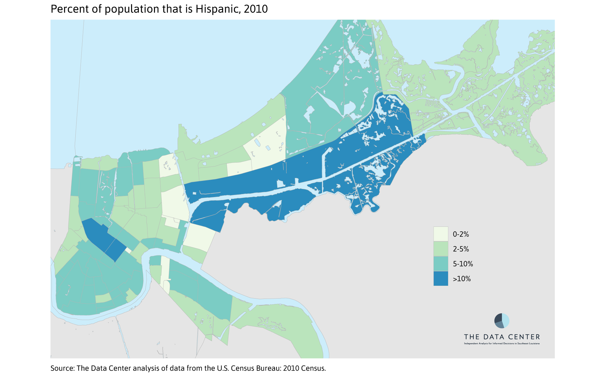 Percent Hispanic 2010