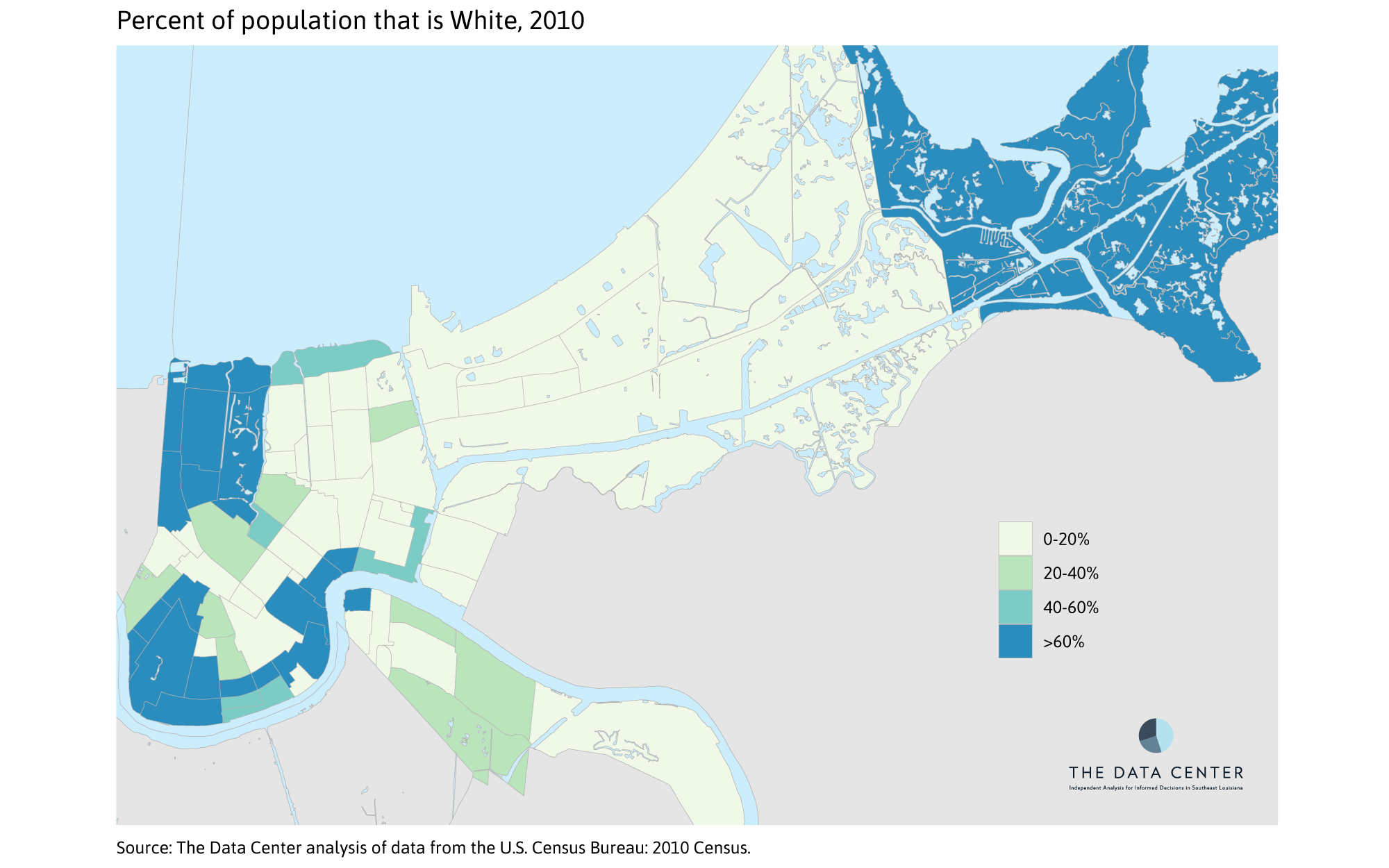 Percent White 2010