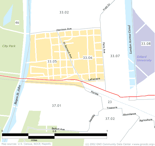 St. Bernard Area Maps